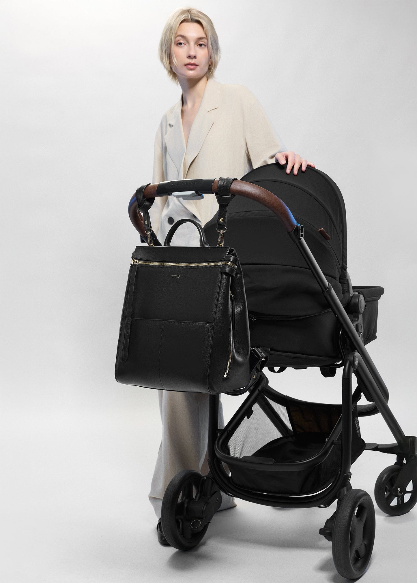 Harper Midi Backpack (Leather)