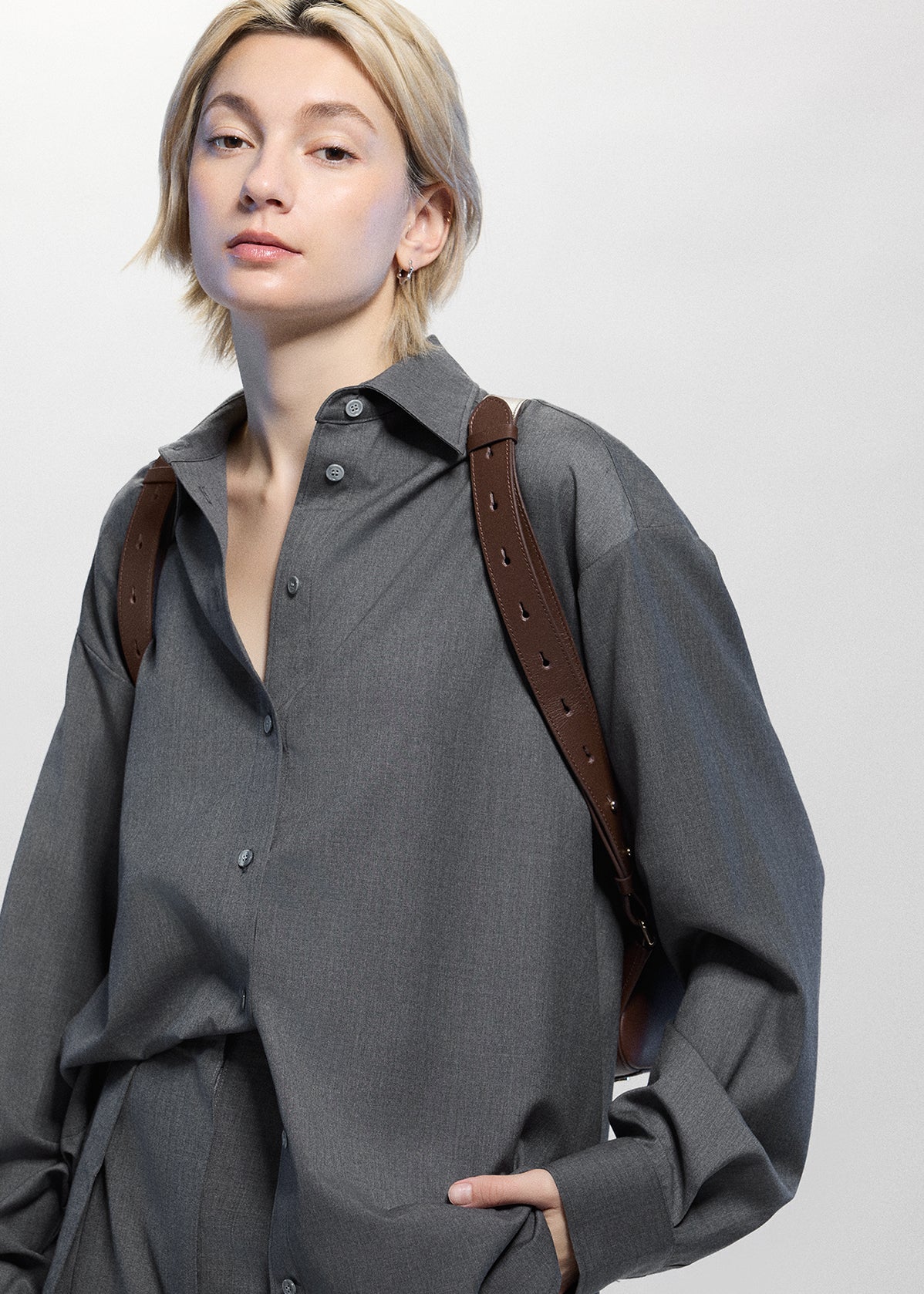 Harper Midi Backpack (Leather)