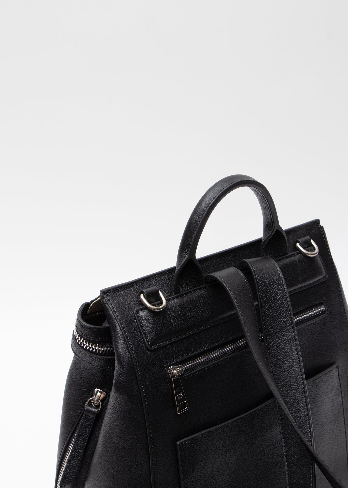 Harper Midi Backpack (Leather)