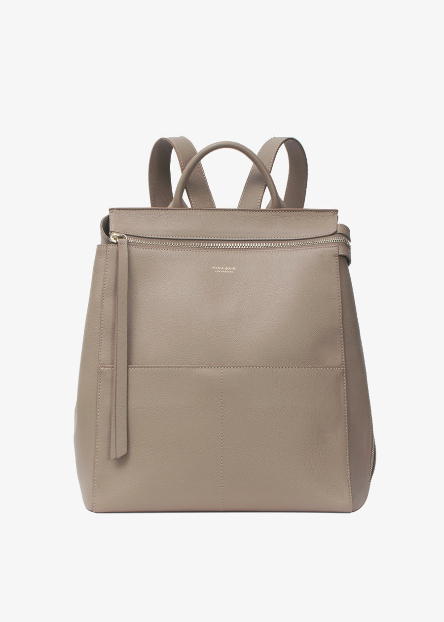 Harper Midi Backpack (Leather)